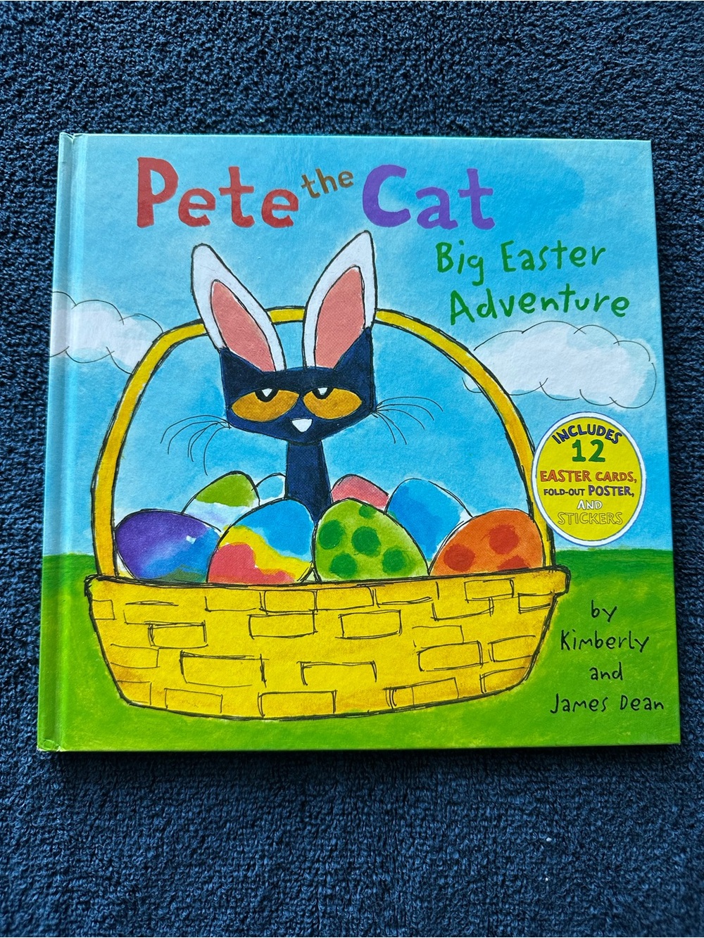 Pete the Cat Big Easter Adventure - Blue Cover Kids Picture Book
